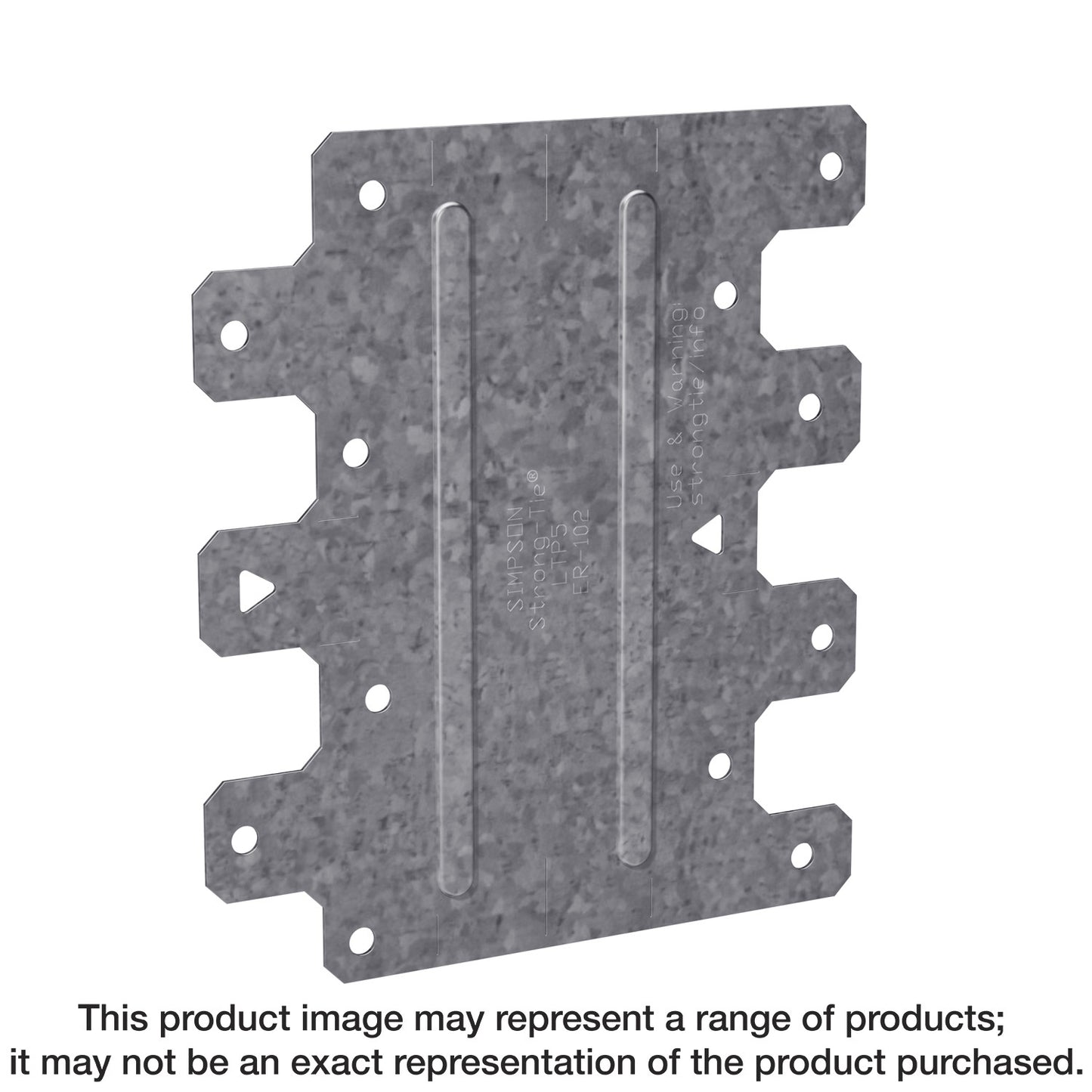 Simpson Strong-Tie LTP5 LTP 4-1/2 in. x 5-1/8 in. Galvanized Lateral Tie Plate