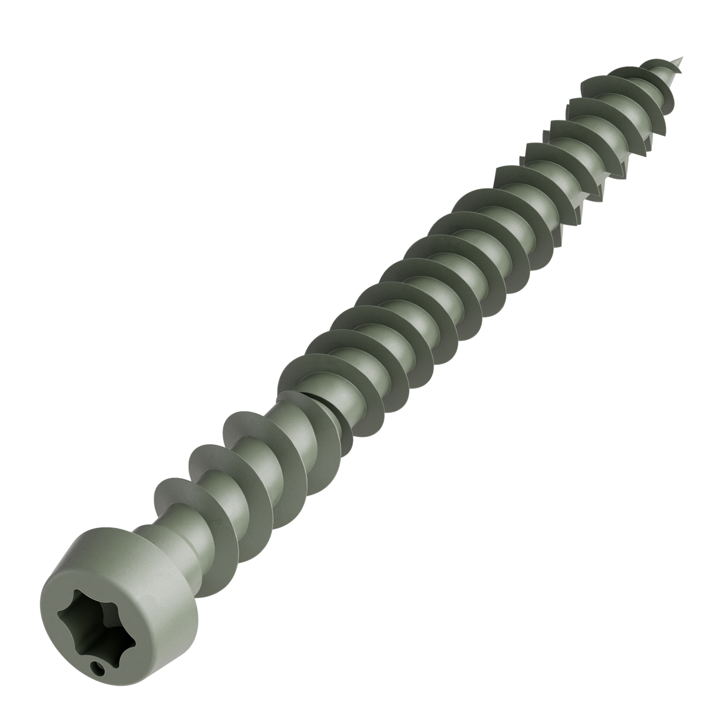 Simpson Strong-Tie DCU2GRR350 Deck-Drive™ DCU COMPOSITE Screw — #10 x 2 in. T20, Quik Guard®, Gray (350-Qty) (Pack of 600)