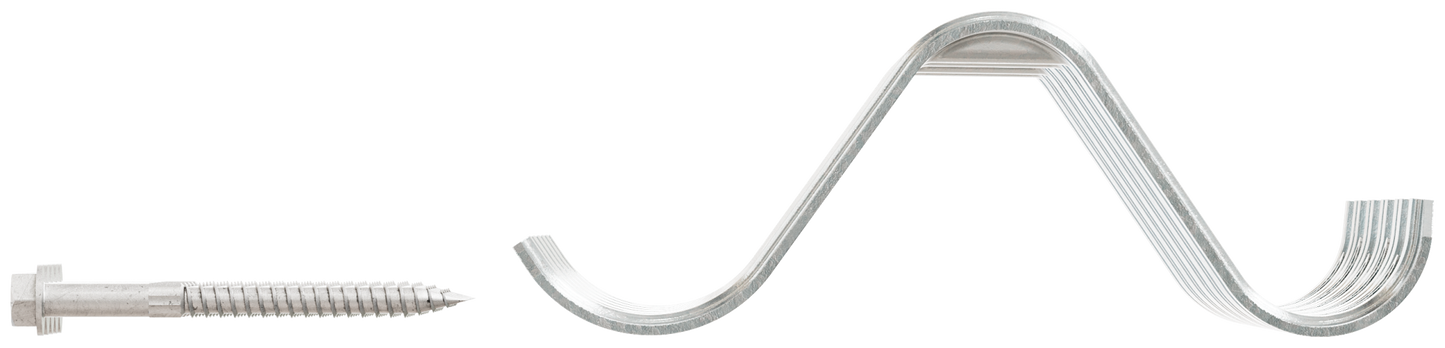 Simpson Strong-Tie URFP-SDS3 URFP® 10-5/8 in. x 6-1/4 in. Universal Retro Foundation Plate with Screws (Pack of 480)
