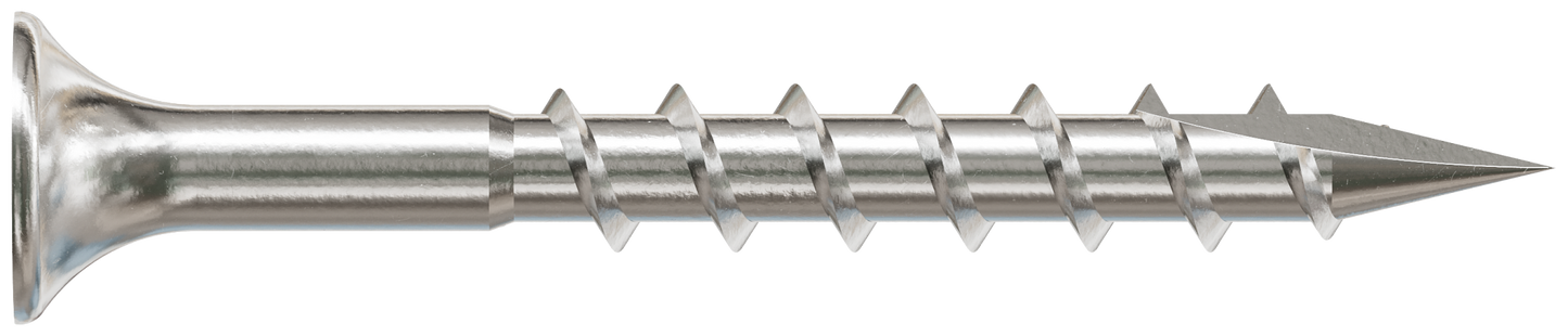 Simpson Strong-Tie S08162DB1 Bugle-Head Wood Screw, Square Drive — #8 x 1-5/8 in. #2 Square, Type 305 (1 lb.)