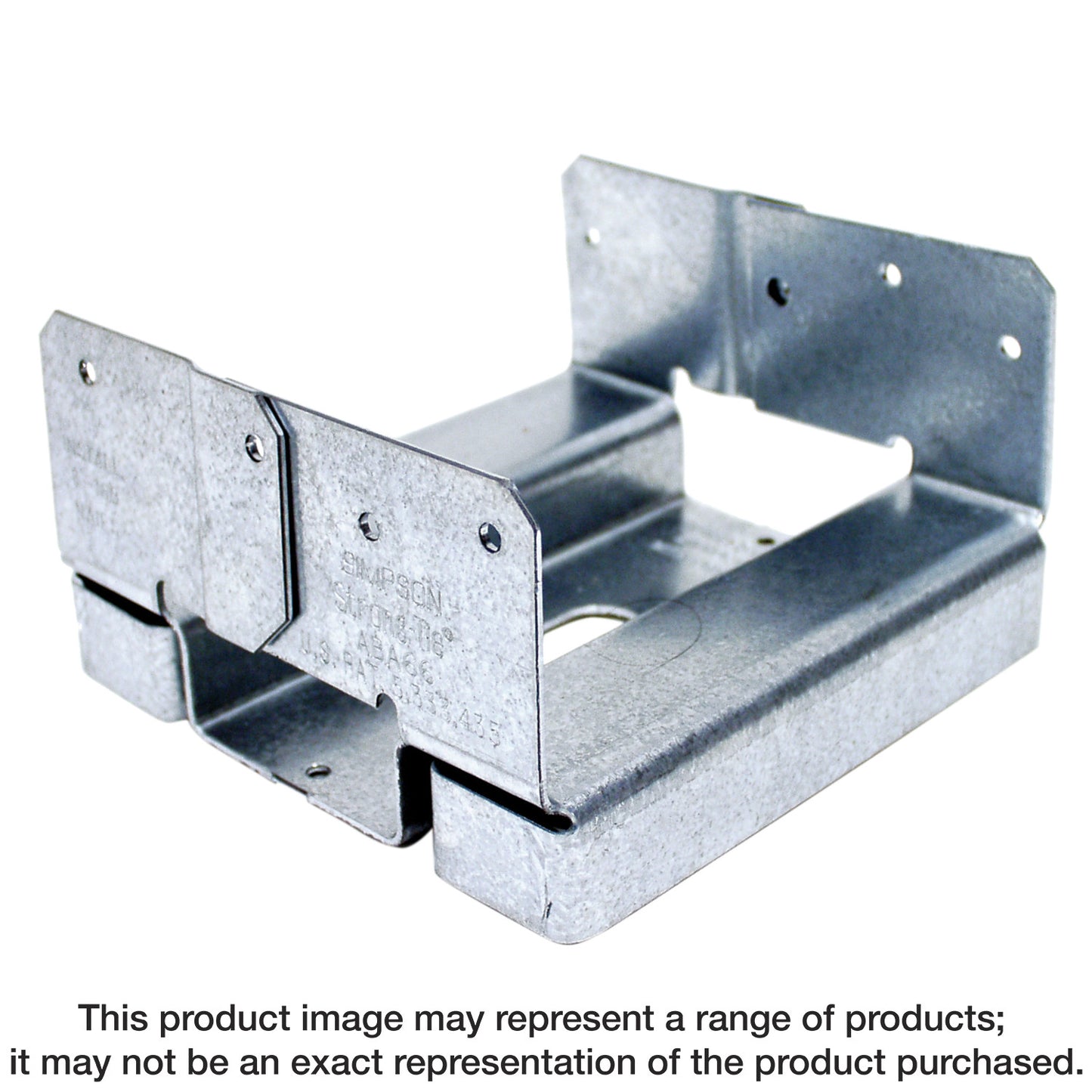 Simpson Strong-Tie ABA66Z ABA ZMAX® Galvanized Adjustable Standoff Post Base for 6x6