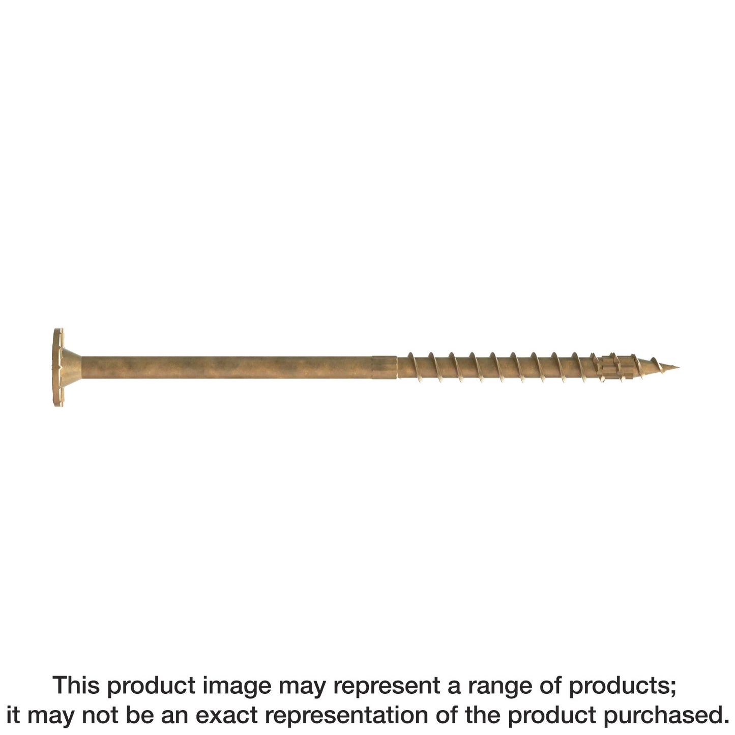 Simpson Strong-Tie SDWS22600DB Strong-Drive® SDWS™ TIMBER Screw (Exterior Grade) — 0.220 in. x 6 in. T40, Tan (500-Qty) (Pack of 32)