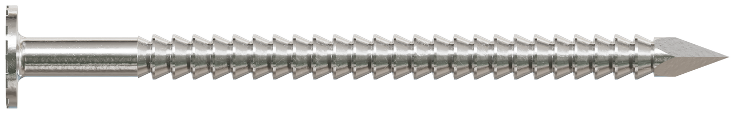 Simpson Strong-Tie T4KR51 Premium Siding Nail — 1-1/2-in. x 5/32-in. Head Dia., Type 316 Stainless Steel (1 lb.) (Pack of 800)