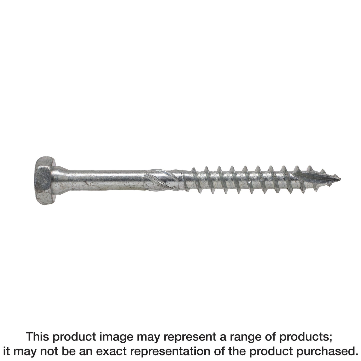 Simpson Strong-Tie SDHR27400-R25 Strong-Drive® SDHR COMBO-HEAD Screw — 0.275 in. x 4 in., Blue Zinc (25-Qty)