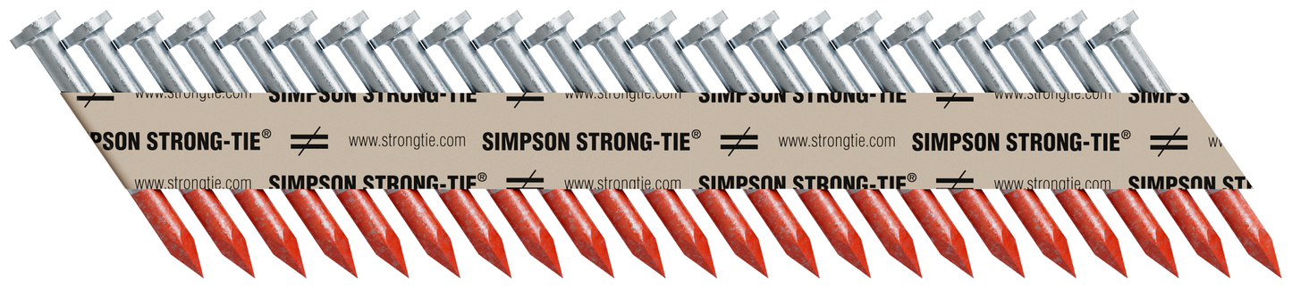 Simpson Strong-Tie N10BRPT3000 Strong-Drive® 33° SCN SMOOTH-SHANK CONNECTOR Nail — 1-1/2 in. x .148 in. Bright (3000-Qty) (Pack of 80)