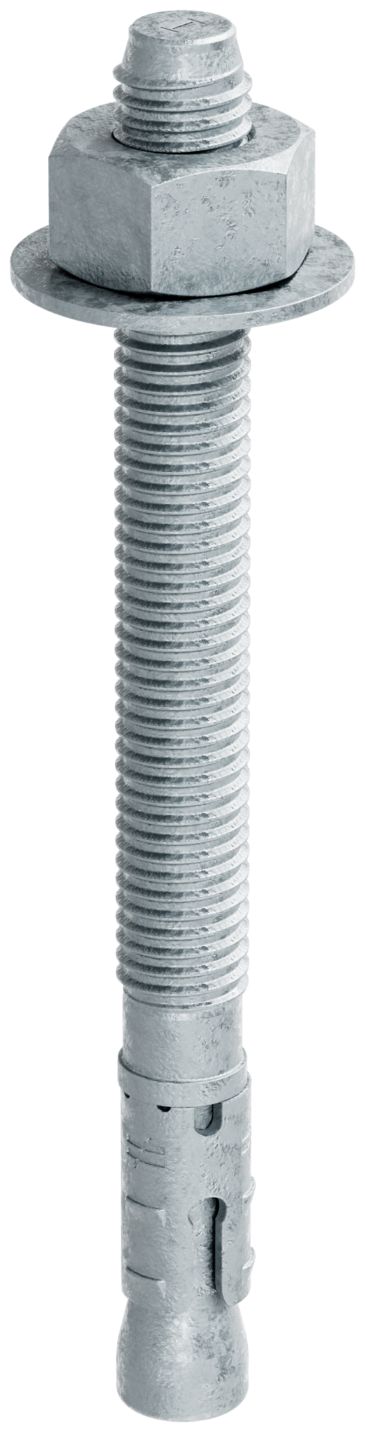 Simpson Strong-Tie STB2-50512MGF25 Strong-Bolt® 2 — 1/2 in. x 5-1/2 in. Mechanically Galvanized Wedge Anchor, Fully Assembled (25-Qty)