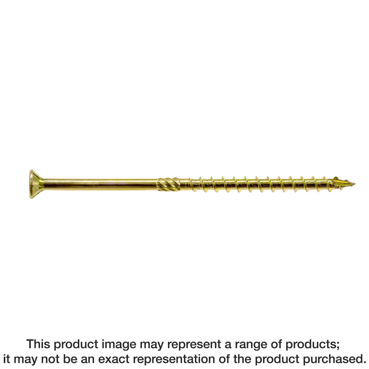 Simpson Strong-Tie SDCP22614 Strong-Drive® SDCP TIMBER-CP Screw — 0.315-in. x 6-1/4-in. T40, Yellow Zinc (250-Qty)
