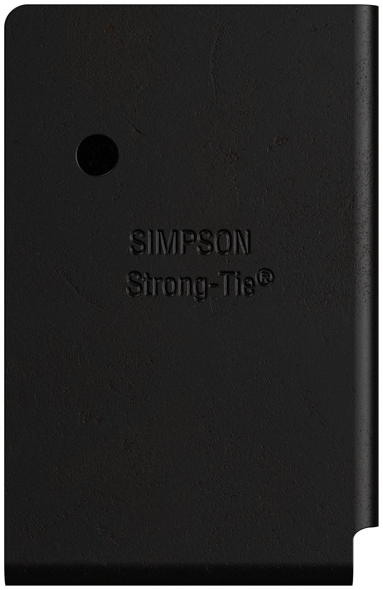 Simpson Strong-Tie APLH24R Outdoor Accents® APLH ZMAX®, Black Light Joist Hanger for 2x4 Rough