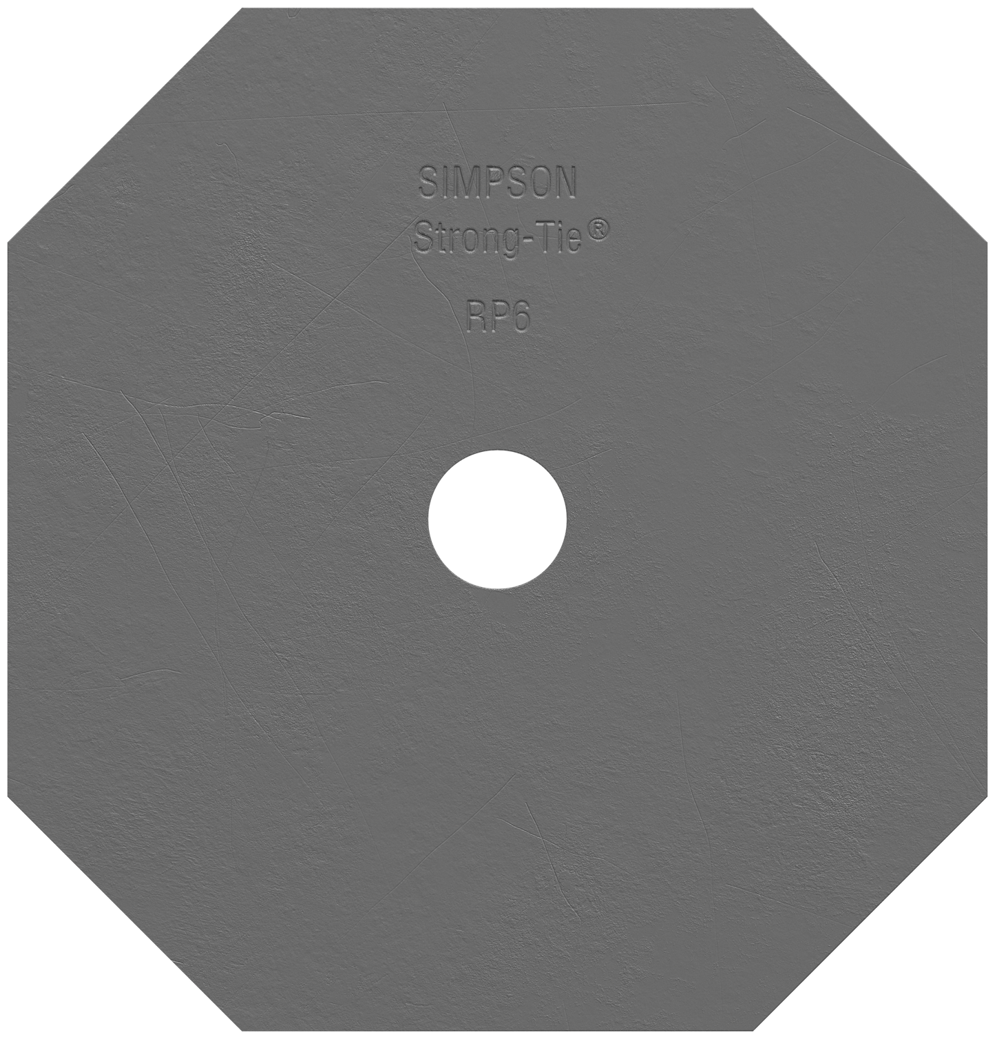 Simpson Strong-Tie RP6 RP6 3/8-in. Steel Retrofit Plate (Pack of 600)