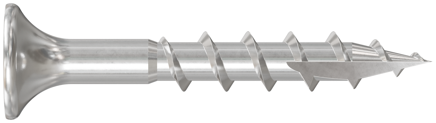 Simpson Strong-Tie S08125DBB Bugle-Head Wood Screw, Square Drive — #8 x 1-1/4 in. #2 Square, Type 305 (5000-Qty) (Pack of 64)
