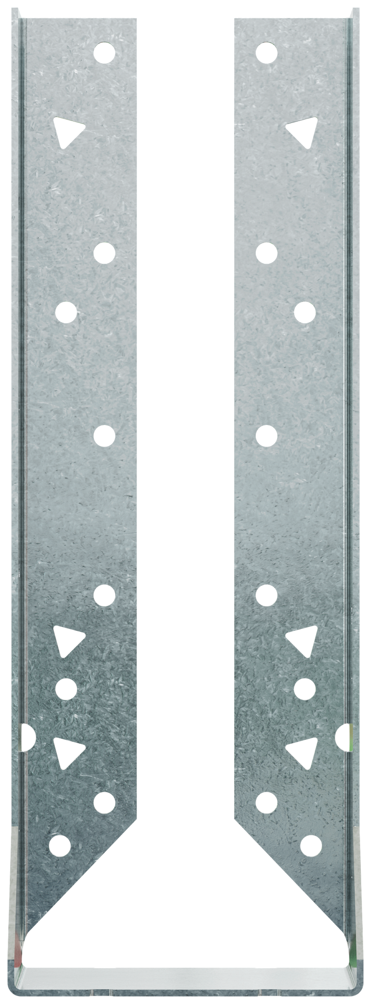 Simpson Strong-Tie HUC412Z HUC ZMAX® Galvanized Face-Mount Concealed-Flange Joist Hanger for 4x12