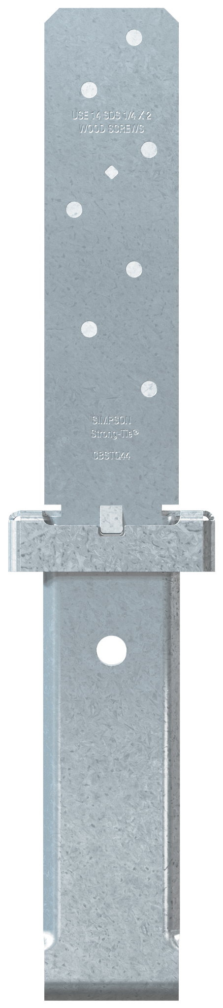 Simpson Strong-Tie CBSTQ44Z-SDS2 CBSTQ™ ZMAX® Standoff Column Base for 4x4 w/ SDS Screws