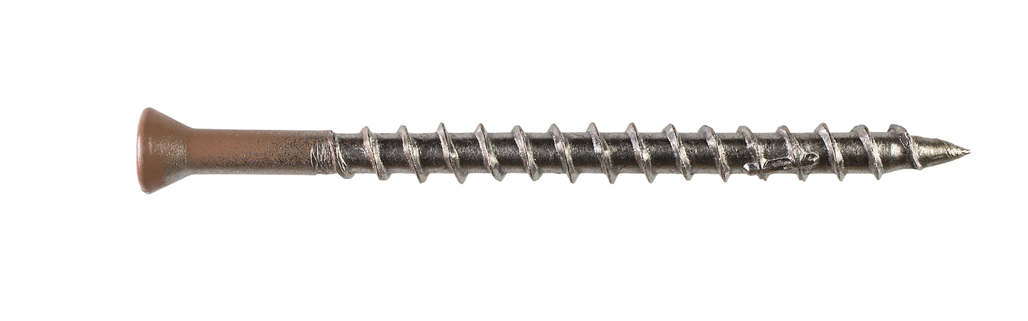 Simpson Strong-Tie T07225WP-RP15 Deck-Drive™ DWP WOOD SS Screw — #7 x 2-1/4 in. T-15, Trim Head, Type 316 (15-Qty)