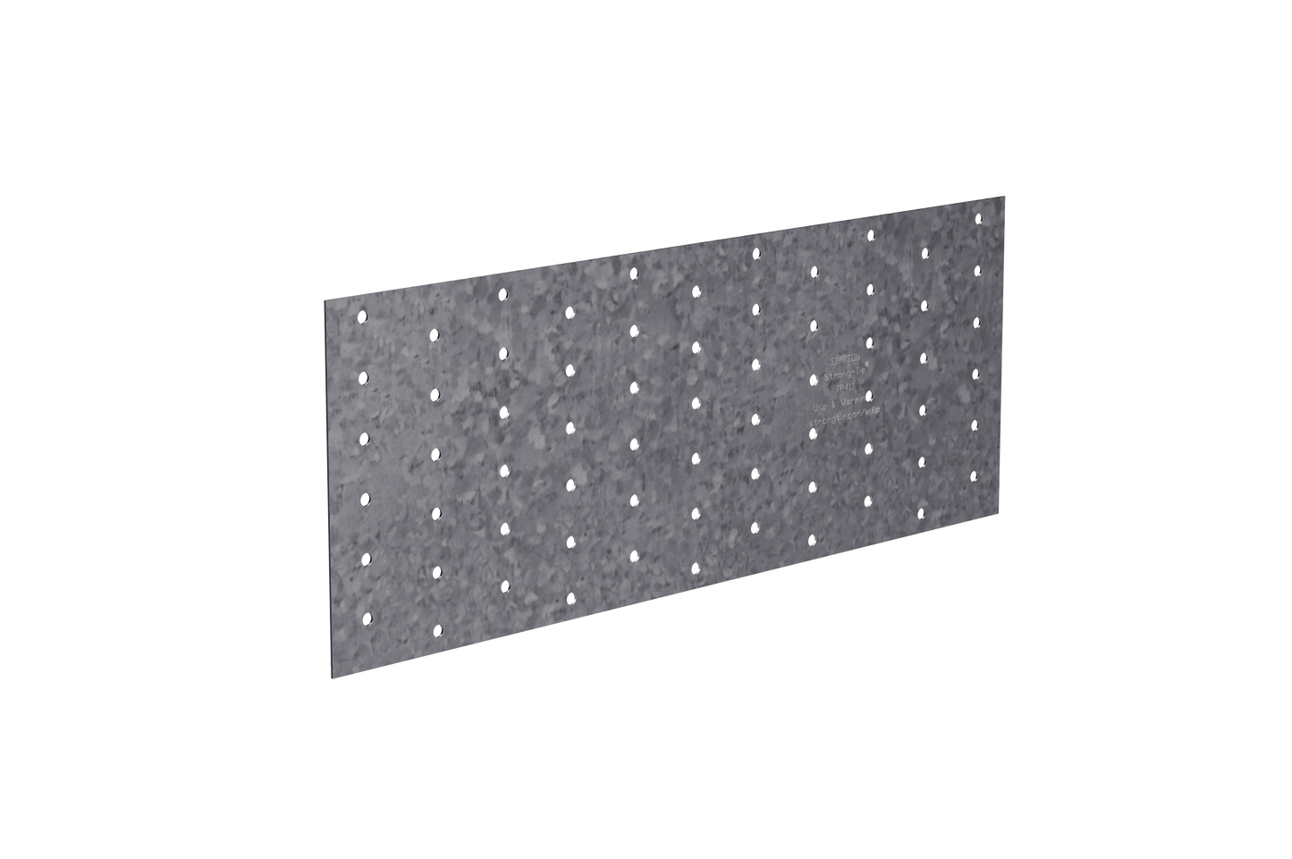 Simpson Strong-Tie TP49 TP 4-1/8 in. x 9 in. 20-Gauge Galvanized Tie Plate