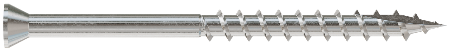 Simpson Strong-Tie S07225FBB Trim-Head Screw, Square Drive — #7 x 2-1/4 in. #1 SQ, Type 305 (3000-Qty)