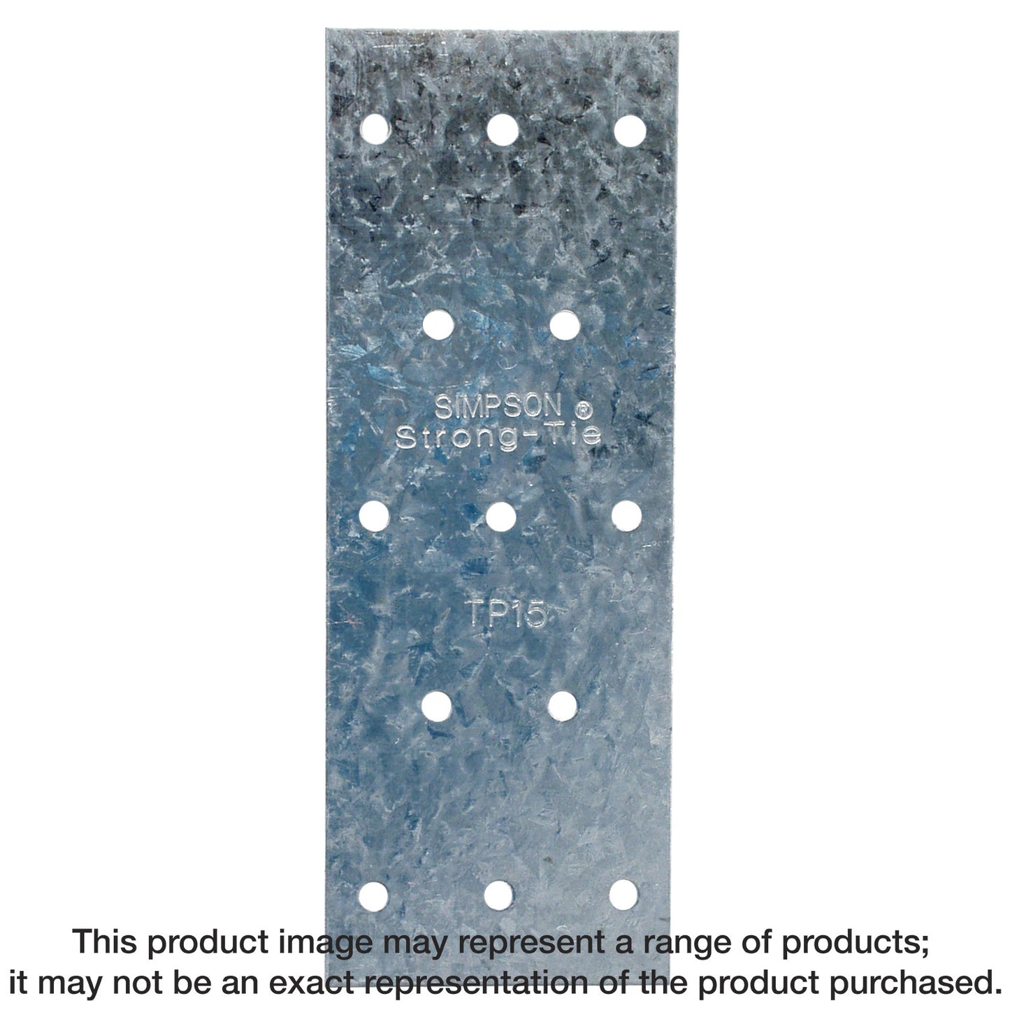 Simpson Strong-Tie TP15 TP 1-13/16 in. x 5 in. 20-Gauge Galvanized Tie Plate (Pack of 150)