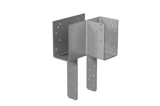 Simpson Strong-Tie ECCLRQ666SDS ECCLRQ L-Shape End Column Cap for 6x Beams, 6x Post w/ SDS Screws, Skewed Right (Pack of 60)