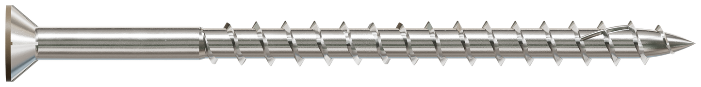 Simpson Strong-Tie S10300WPBBR05 Deck-Drive™ DWP WOOD SS Screw — #10 x 3 in. T-25, Flat Head, Type 305, Brown 05 (1750-Qty) (Pack of 64)