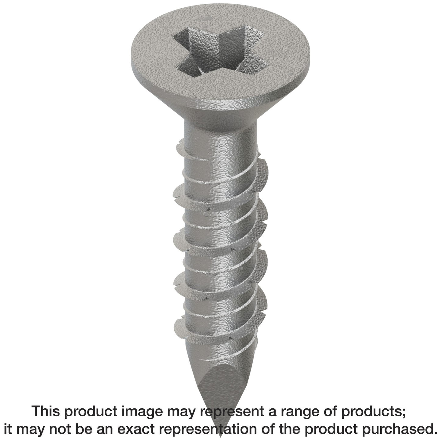 Simpson Strong-Tie TTN25114PFSS Titen® 1/4 in. x 1-1/4 in. Phillips Flat-Head Stainless-Steel Concrete and Masonry Screw (100-Qty) (Pack of 16)