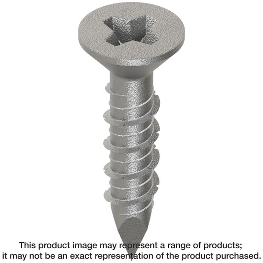 Simpson Strong-Tie TTN25114PFSS Titen® 1/4 in. x 1-1/4 in. Phillips Flat-Head Stainless-Steel Concrete and Masonry Screw (100-Qty) (Pack of 16)