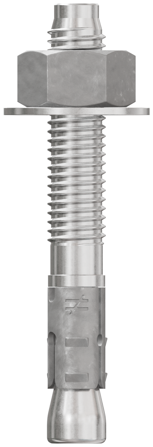 Simpson Strong-Tie STB2-50334S6F25 Strong-Bolt® 2 — 1/2 in. x 3-3/4 in. Type 316 Stainless-Steel Wedge Anchor, Fully Assembled (25-Qty)