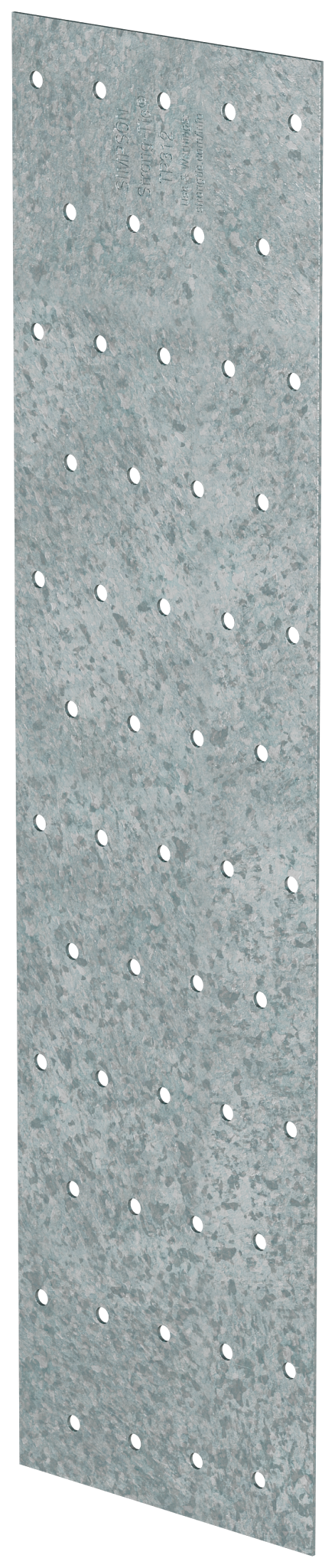 Simpson Strong-Tie TP312 TP 3-1/8 in. x 12 in. 20-Gauge Galvanized Tie Plate (Pack of 150)