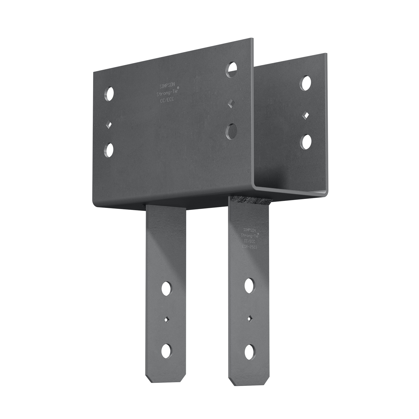 Simpson Strong-Tie CC4.62-5.50 CC Column Cap for Triple 2x Beam, 6x Post (Pack of 2)