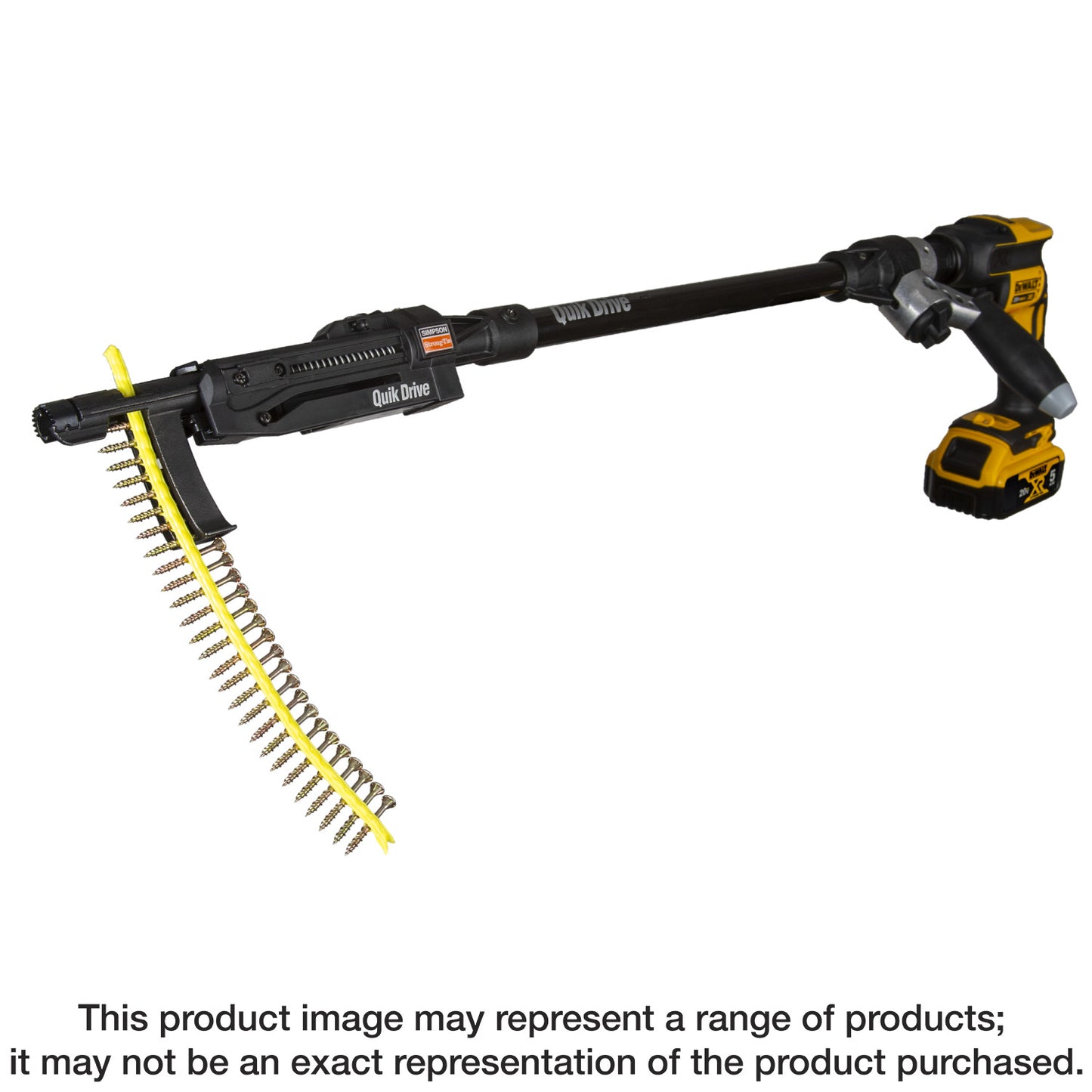 Simpson Strong-Tie PRO250G2DC2K Quik Drive® Cordless PRO250G2 Subfloor System w/ DeWalt® 2000 RPM Screwdriver Motor (Pack of 60)