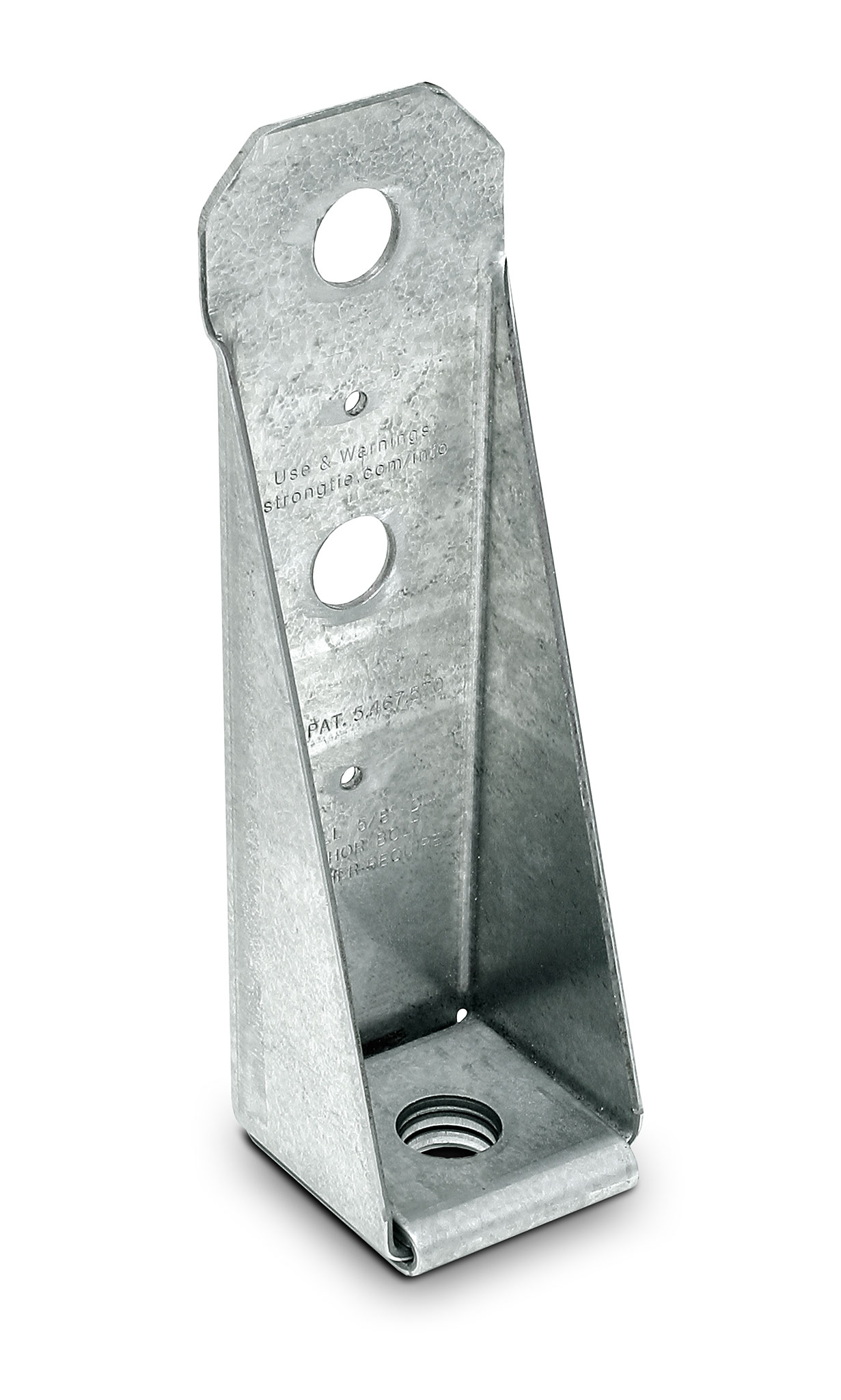 Simpson Strong-Tie HD3B HDB 8-5/8 in. 12-Gauge Galvanized Bolted Holdown (Pack of 25)