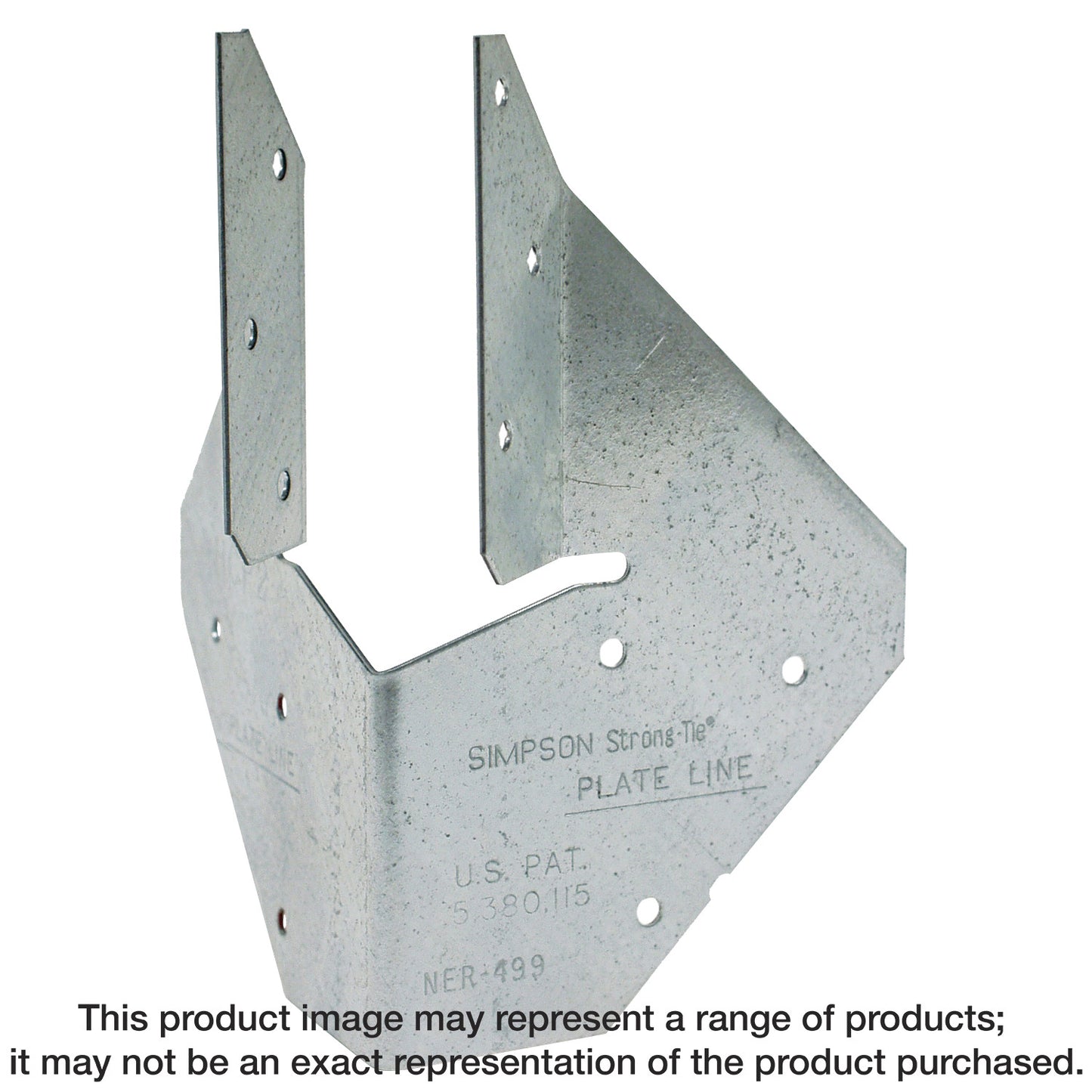 Simpson Strong-Tie HCP1.81 HCP 18-Gauge Galvanized Hip Corner Plate for 1-3/4 in. Engineered Wood (Pack of 50)