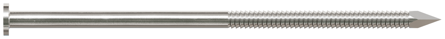 Simpson Strong-Tie T60ACNB Common Nail, Annular Ring Shank — 6-in. x .238-in. Type 316 Stainless Steel (25 lb.) (Pack of 64)