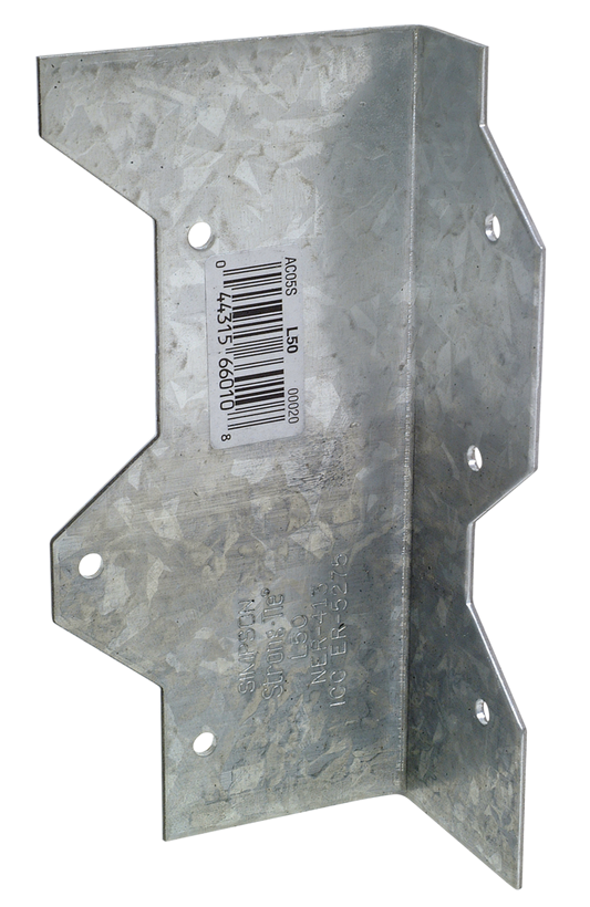 Simpson Strong-Tie L50 5 in. 16-Gauge Galvanized Reinforcing L Angle (Pack of 100)