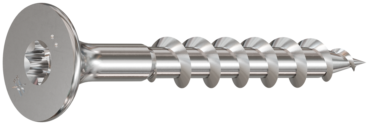 Simpson Strong-Tie S06125DT1 Bugle-Head Wood Screw, 6-Lobe Drive — #6 x 1-1/4-in. T15, Type 305 (1 lb.)