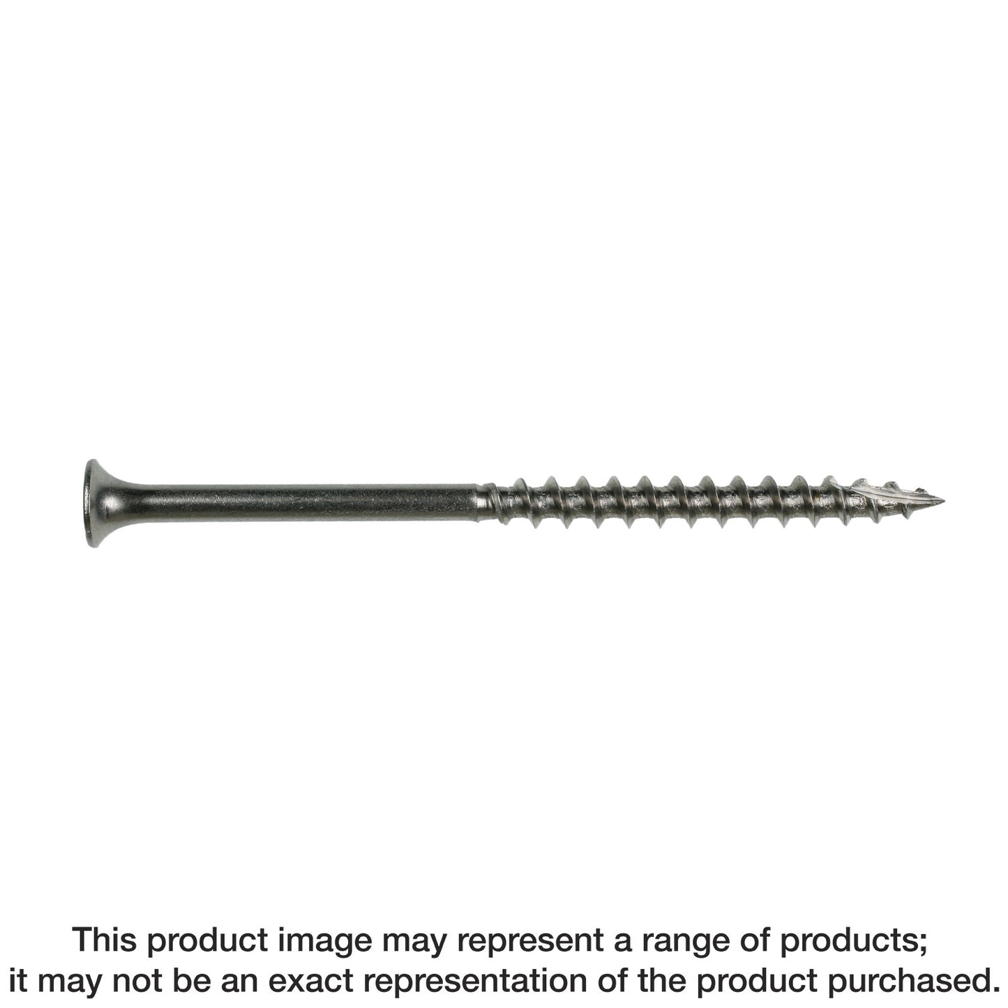 Simpson Strong-Tie T10300DB5 Bugle-Head Wood Screw, Square Drive — #10 x 3 in. #2 Square, Type 316 (5 lb.) (Pack of 300)