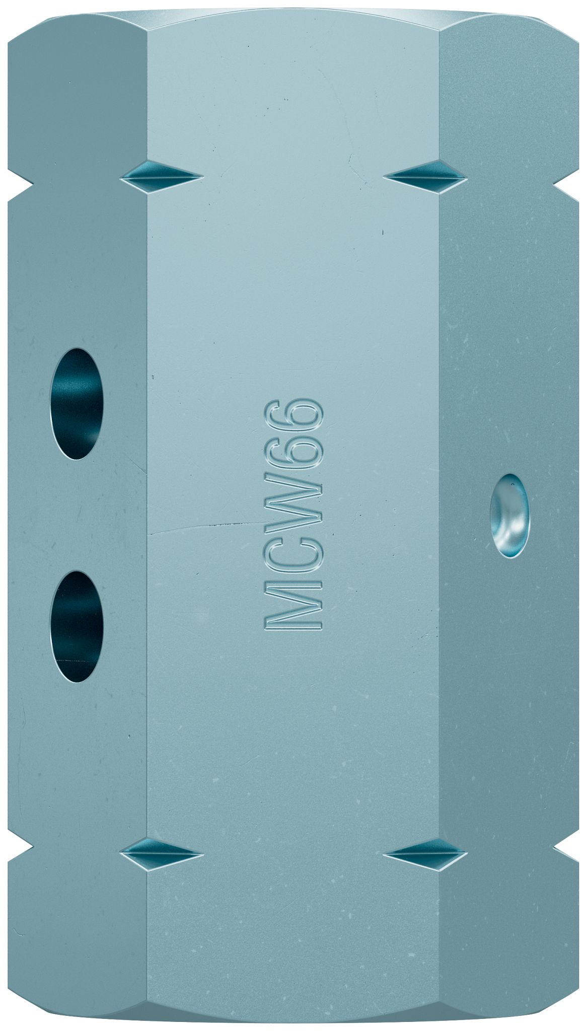 Simpson Strong-Tie MCW66 MCW 3/4 in. Coupler Nut with Witness® Hole, Grade 55 (Pack of 80)