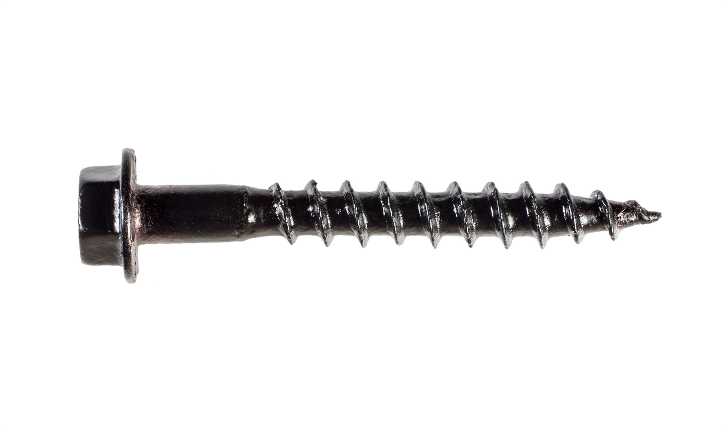 Simpson Strong-Tie SD10112DBBR50 Outdoor Accents® Connector Screw — #10 x 1-1/2 in. Double-Barrier Coating, Black (50-Qty) (Pack of 5)