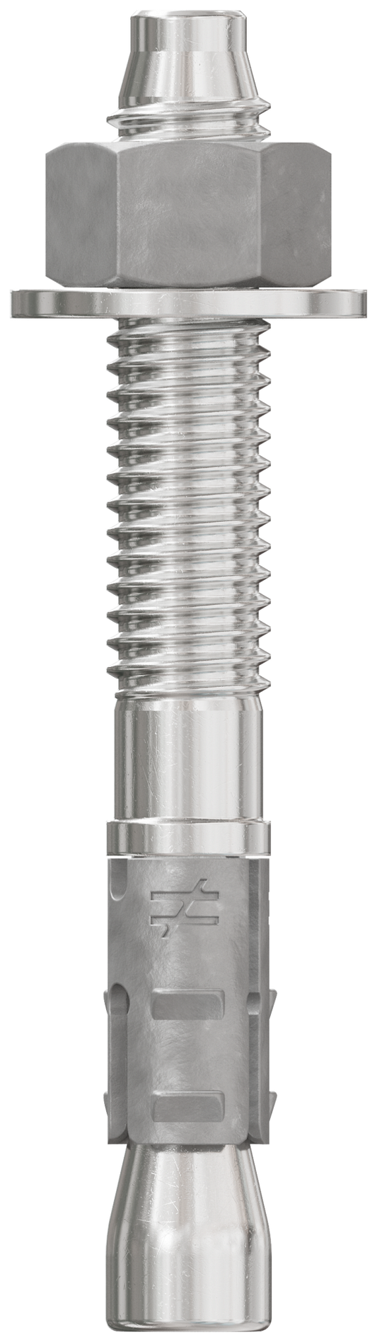 Simpson Strong-Tie STB2-37300S4F50 Strong-Bolt® 2 — 3/8 in. x 3 in. Type 304 Stainless-Steel Wedge Anchor, Fully Assembled (50-Qty) (Pack of 4)
