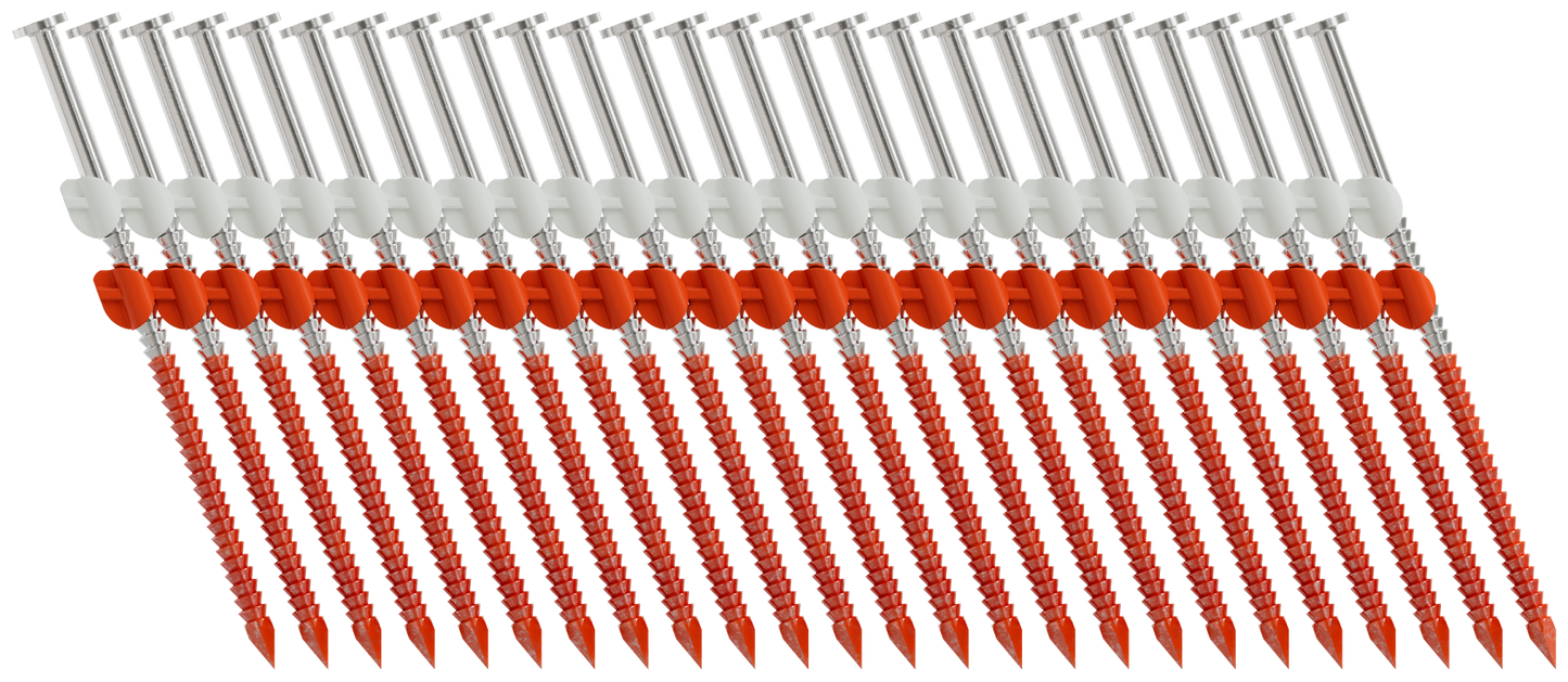 Simpson Strong-Tie T10A325CNB 20°–22° Plastic Strip, Full Round Head, Ring-Shank Nail — 3-1/4 in. x .131 in. Type 316 (4000-Qty)