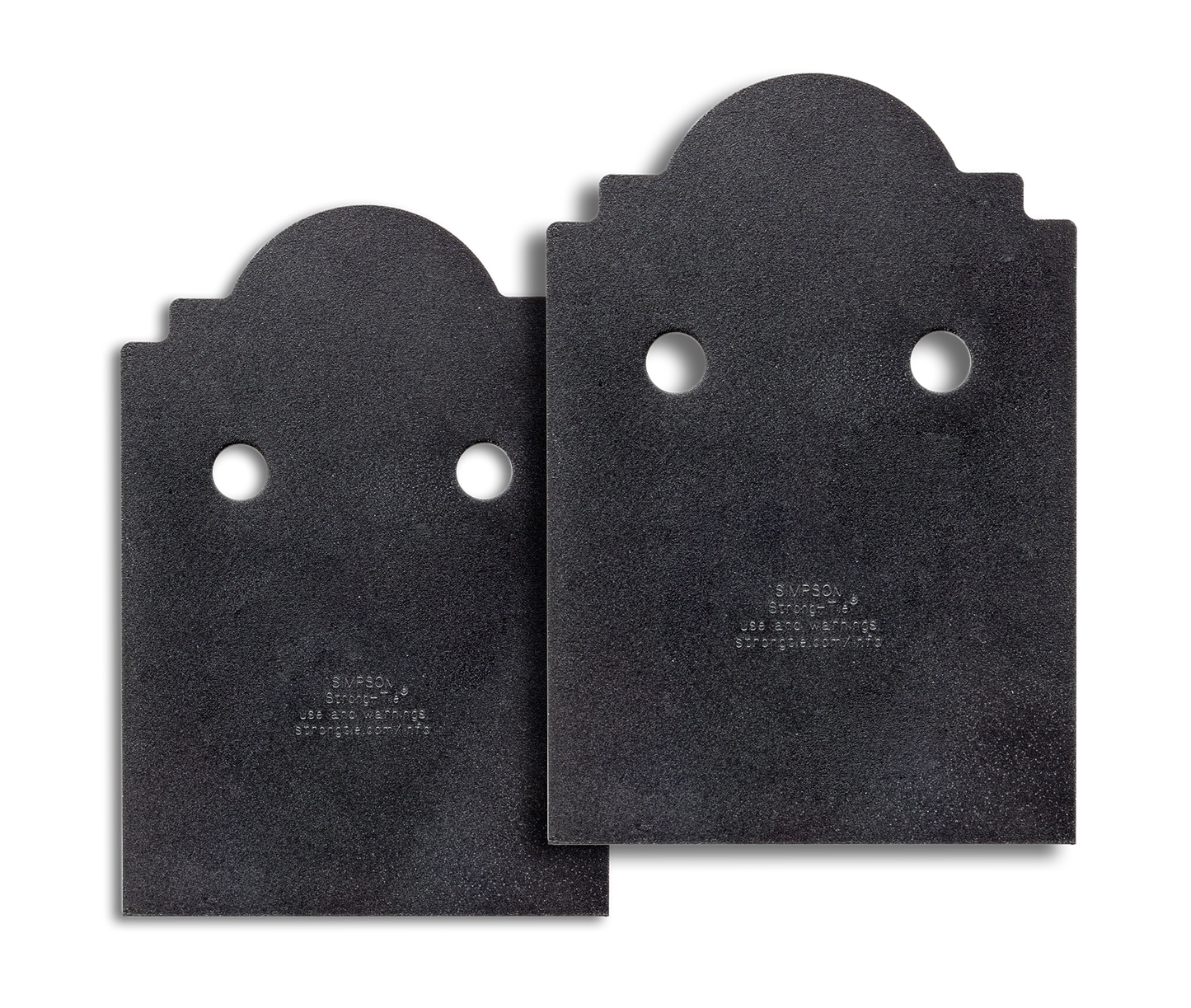 Simpson Strong-Tie APB66DSP Outdoor Accents® Mission Collection® ZMAX®, Black Post Base Side Plate for 6x (Qty-2)
