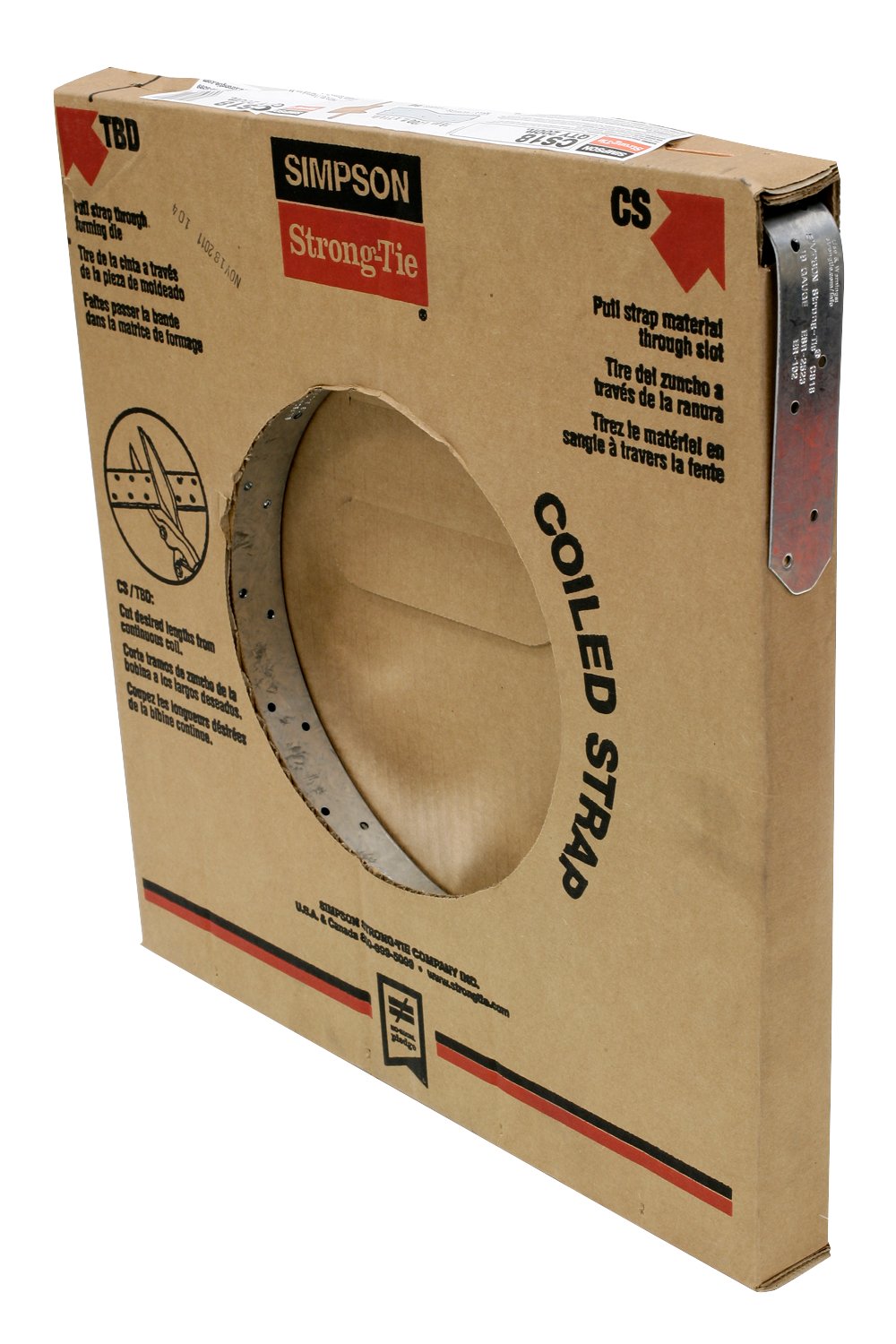 Simpson Strong-Tie CS20 CS 250 ft. 20-Gauge Galvanized Coiled Strap (Pack of 36)