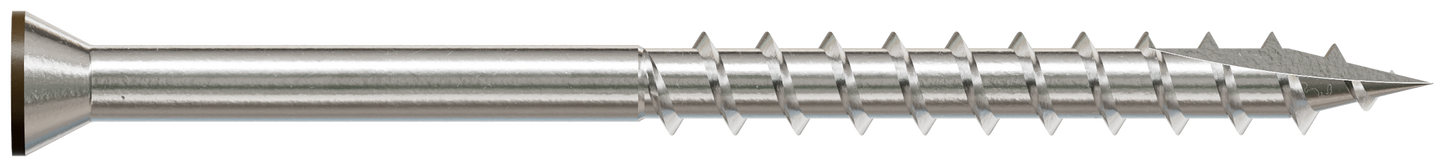 Simpson Strong-Tie S07225FTBBR01 Trim-Head Screw, 6-Lobe Drive — #7 x 2-1/4 in. T15 Type 305, Brown 01 (1750-Qty)