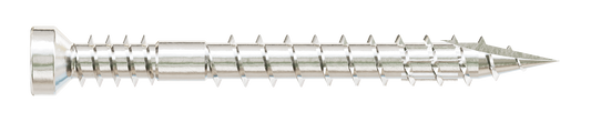 Simpson Strong-Tie FT07112T500 Finish Trim Screw — #7 x 1-1/2 in. T10, Trim-Head, Type 316 (500-Qty) (Pack of 48)