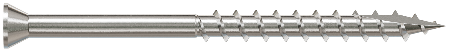 Simpson Strong-Tie S07225FB1 Trim-Head Screw, Square Drive — #7 x 2-1/4 in. #1 SQ, Type 305 (1 lb.) (Pack of 10)