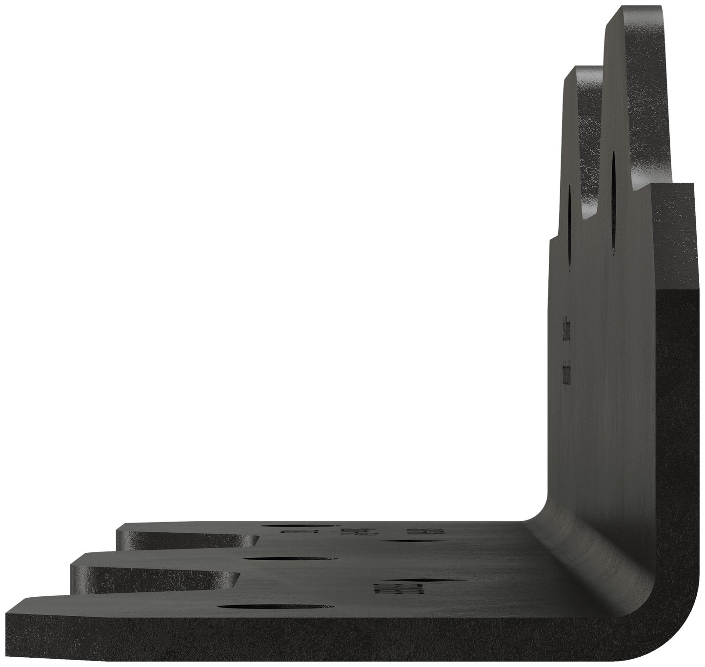 Simpson Strong-Tie TA9PC Outdoor Accents® TAPC 8-1/4 in. ZMAX®, Black Powder-Coated Staircase Angle