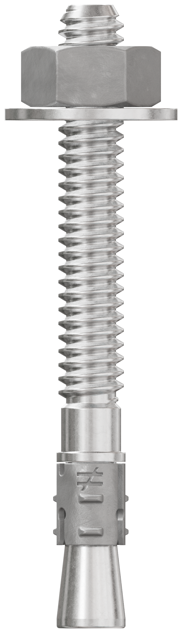Simpson Strong-Tie STB2-25214S6F100 Strong-Bolt® 2 — 1/4 in. x 2-1/4 in. Type 316 Stainless-Steel Wedge Anchor, Fully Assembled (100-Qty) (Pack of 420)