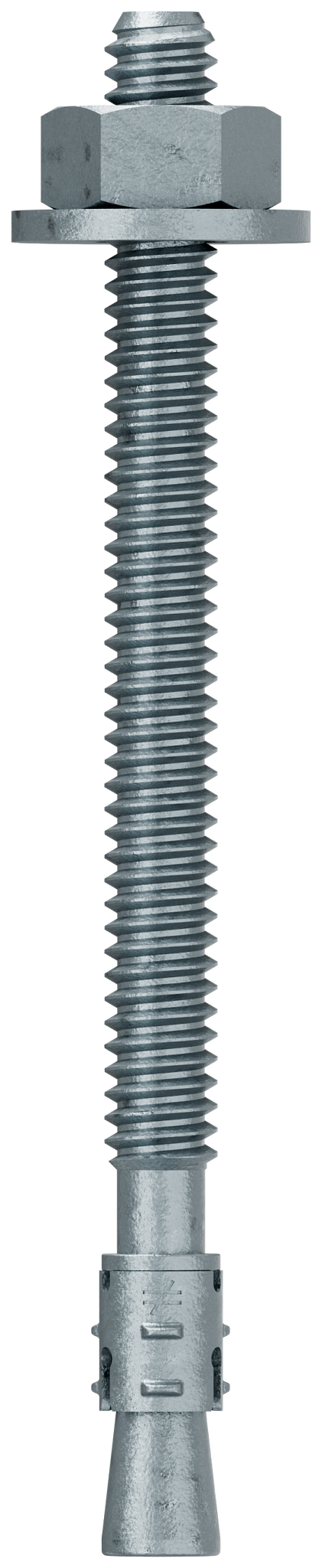 Simpson Strong-Tie STB2-25314MGF100 Strong-Bolt® 2 — 1/4 in. x 3-1/4 in. Mechanically Galvanized Wedge Anchor, Fully Assembled (100-Qty) (Pack of 4)