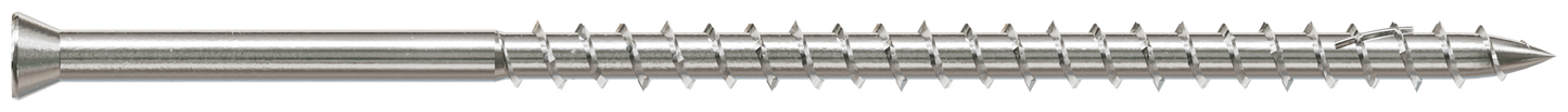 Simpson Strong-Tie S09400WP1 Deck-Drive™ DWP WOOD SS Screw — #9 x 4 in. T-20, Trim Head, Type 305 (1 lb.) (Pack of 1500)