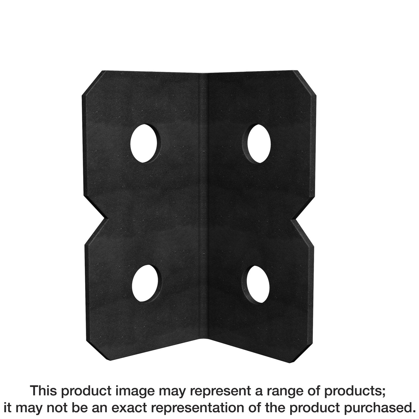 Simpson Strong-Tie OHA33 OHA 3-1/8 in. x 3 in. Black Powder-Coated Ornamental Heavy Angle