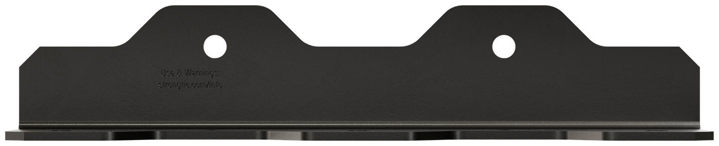 Simpson Strong-Tie TA9PC Outdoor Accents® TAPC 8-1/4 in. ZMAX®, Black Powder-Coated Staircase Angle