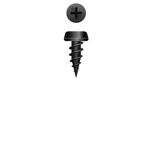 7F - Strong-Point Phillips Pan Head Framing Screws, Phosphate Coated, 7 x 7/16, Box of 10,000